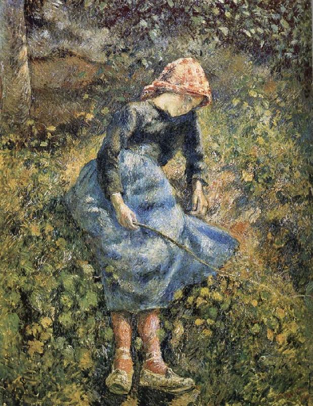 Camille Pissarro girls oil painting picture